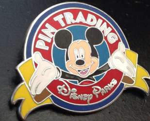 27485 - Keep On Pin Trading Disney Parks Logo Mystery Collection - Mickey Mouse (Full Colour) alternate image