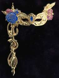 26926 - Disney Designer Collection Midnight Masquerade - D23 Expo 2019: Couples Boxed Set — Aurora's Rose Mask ONLY alternate image