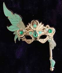 26932 - Disney Designer Collection Midnight Masquerade - D23 Expo 2019: Couples Boxed Set — Tiana's Dragonfly Mask ONLY alternate image