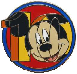 Character Circles Mystery Collection — Mickey Mouse (Red Background)