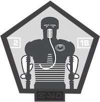 Galaxy&#039;s Edge Droid Badge - 2-1B - MLT
