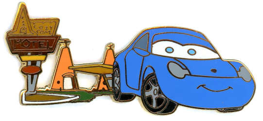 'Radiator Springs Building Series - Sally in front of the Cozy Cone Motel - DSUS'