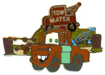 'Radiator Springs Building Series - Tow Mater in front of his Junk Yard - DSUS'