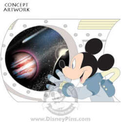 43050 - Mickey's Pin Odyssey - Pinbassador Inspirations - Odyssey - Mickey Mouse in Space - Disneyland Resort alternate image