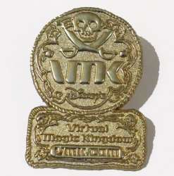 26612 - Virtual Magic Kingdom Pin Card Collection - Pirate Gold alternate image