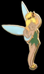 Tinker Bell Black Hair Bow