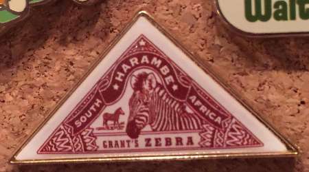 43359 - Animal Kingdom Hat and Pin Sets - Animal Kingdom Safari Hat 6-Pin Set — Grant's Zebra ONLY - Walt Disney World alternate image