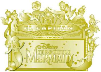 Click to view the The Little Mermaid #7 3D Diecast Gold details