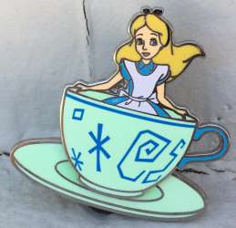 28213 - Annual Passholder Quarterly Alice in Wonderland Teacups Series - Alice - Walt Disney World alternate image