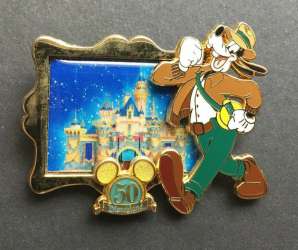 28147 - Happiest Homecoming On Earth Framed Castle Collection - Goofy - Disneyland Resort alternate image