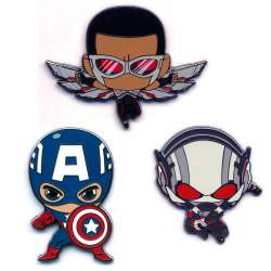 Captain America 3-Pin Set