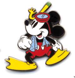 Click to view the Mickey Wearing Swim Fins and a Snorkel details