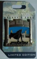 Star Wars Galaxy&#039;s Edge Countdown Pin - Kylo Ren - WDW
