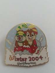 Winter 2004 Snowglobe Series - Sledding winter #2 Chip dale - WDW