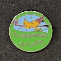 Tiny Kingdom Second Edition Series 2 Mystery Collection - Pluto Celebrating Button - WDW