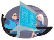 Incredibles 15th Anniversary - Mr. Incredible and Mirage in the Control Room - MLT