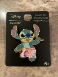 44125 - BoxLunch - Tie-Dye - Stitch in Tie-Dye Shorts - Loungefly alternate image