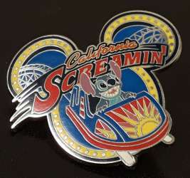 Stitch Riding California Screamin' ONLY