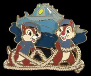 44214 - Gold Card Collection - 20,000 Leagues Under the Sea - Chip and Dale as Crewmembers - Walt Disney World alternate image