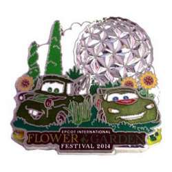 44279 - EPCOT International Flower & Garden Festival 2014 - Mater & Lightning McQueen Topiaries - Walt Disney World alternate image