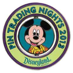 'Pin Trading Night 2013 - Hawaiian Shirt Mickey Spinner - DLR'