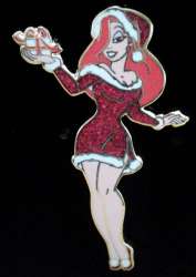Jessica Rabbit with Christmas Present