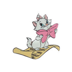 44764 - The Aristocats - Marie Standing On Sheet Music - Disneyland Resort Paris alternate image