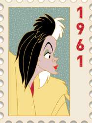 45047 - Commemorative Stamps Series 3 - Cruella DeVil - Disney Employee Center alternate image