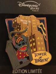 45062 - Walt Disney Studios Stitch Invasion Series - Tower of Terror Stitch - Disneyland Resort Paris alternate image