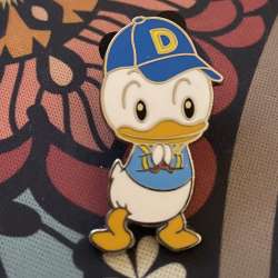 45073 - Mickey and Friends Cuties Booster Pin Set - Donald Duck with Baseball Cap alternate image