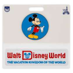 Walt Disney World 50th Anniversary Vault Collection - Mickey Mouse Pin and Patch Set - WDW