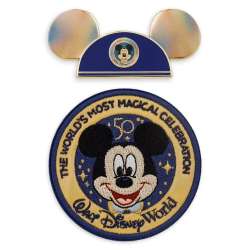 Walt Disney World 50th Anniversary EARidescent Collection - EARidescent Pin and Patch Set - MLT