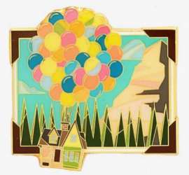 37965 - Hot Topic - Pixar - Carl's House and Paradise Falls Poster - Loungefly alternate image