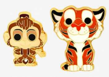 Funko Pop! - Disney - Aladdin 2-pin set Abu and Rajah - LFLY