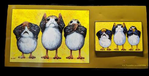 28998 - ACME - Star Wars - Porg No Evil - Artland / ACME alternate image