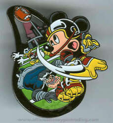 Football Toss - Mickey, Donald and Big Pete