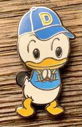 45073 - Mickey and Friends Cuties Booster Pin Set - Donald Duck with Baseball Cap alternate image