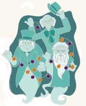Greeting Card Tiered Collection - Haunted Mansion Ghosts - MLT