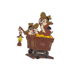 Chip & Dale in a Mine Car