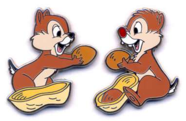 Chip and Dale - Chip &amp; Dale Playing Around Pin Set - MLT