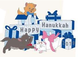 28673 - Hanukkah - 2019 - Marie, Berlioz and Toulouse alternate image
