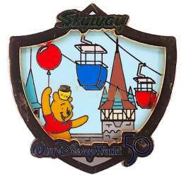 'Walt Disney World 50th Anniversary Attraction Crests Collection - The Skyway Gondolas - WDW'
