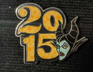 45536 - 2015 Dated Year Pins - 2015 Disney Parks Booster Pack - Maleficent ONLY alternate image
