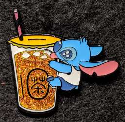 28700 - Hot Topic - Lilo & Stitch - Stitch on Boba Drink - Loungefly alternate image
