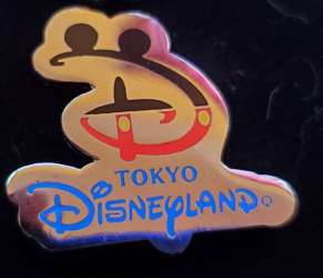 Tokyo Disneyland Logo Mickey Letter D with Ears