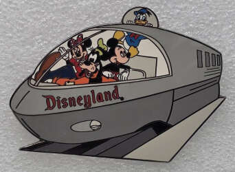 45624 - Walt Disney Transportation Series - Mickey and Friend Riding the Disneyland Monorail - Disneyland Resort alternate image