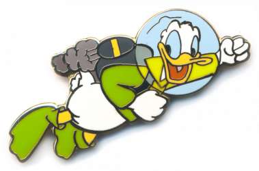 Click to view the Astronaut Donald Duck Flying with a Jet Pack details