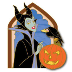 'Disney Pins Blog (DPB) Exclusives - DPB - Halloween Pin - Maleficent &amp; Diablo - DLIC'