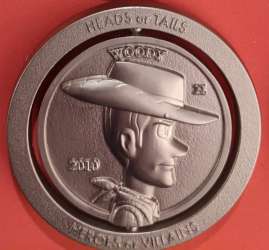 45886 - Heroes vs Villains Pin Event - Heads or Tails Mystery Set - Toy Story - Woody and Lotso - Walt Disney World alternate image