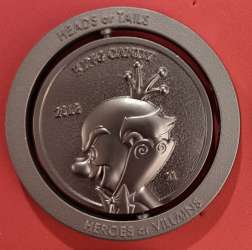 45889 - Heroes vs Villains Pin Event - Heads or Tails Mystery Set - Wreck it Ralph and King Candy - Walt Disney World alternate image